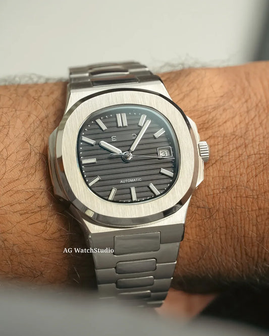 Seiko Mod Nautilus Black