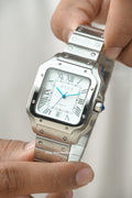 Seiko Mod Santos (White) (Date @ 6)