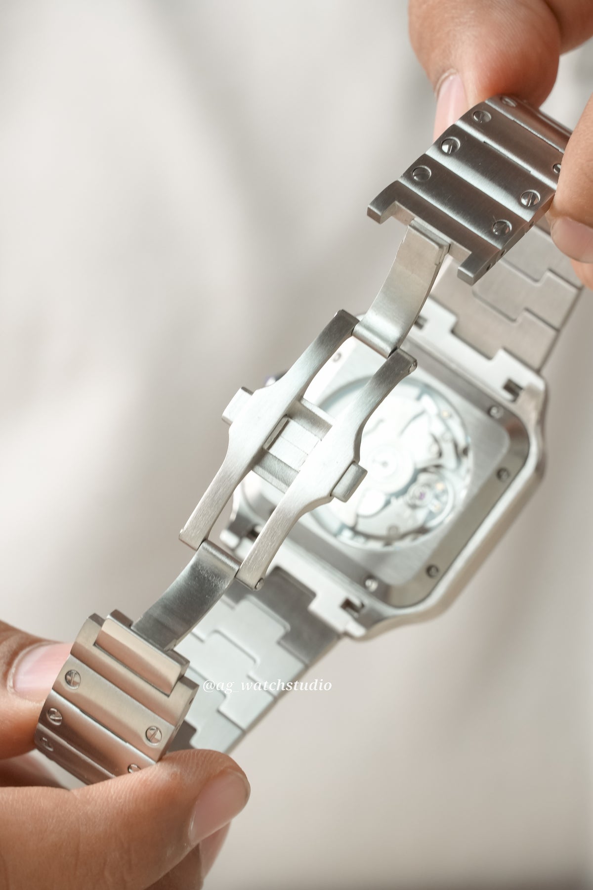 Seiko Mod Santos (White) (Date @ 6)