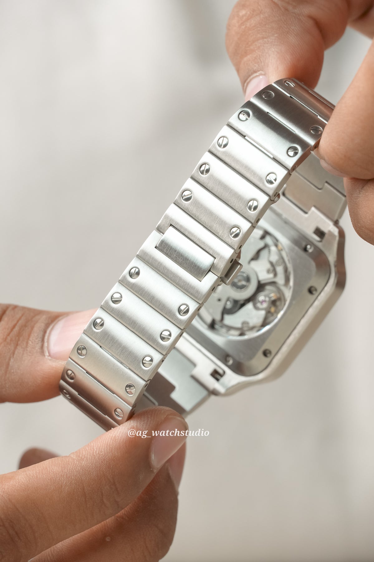 Seiko Mod Santos (White) (Date @ 6)