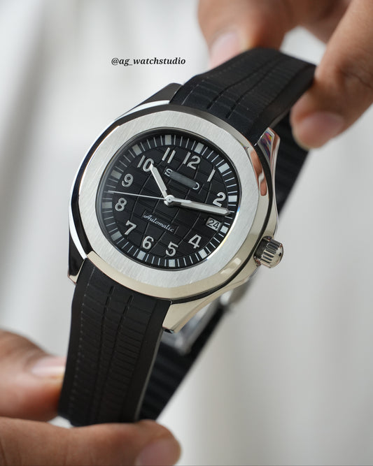 Seiko Mod Aquanaut with NH35 Movement (Black)