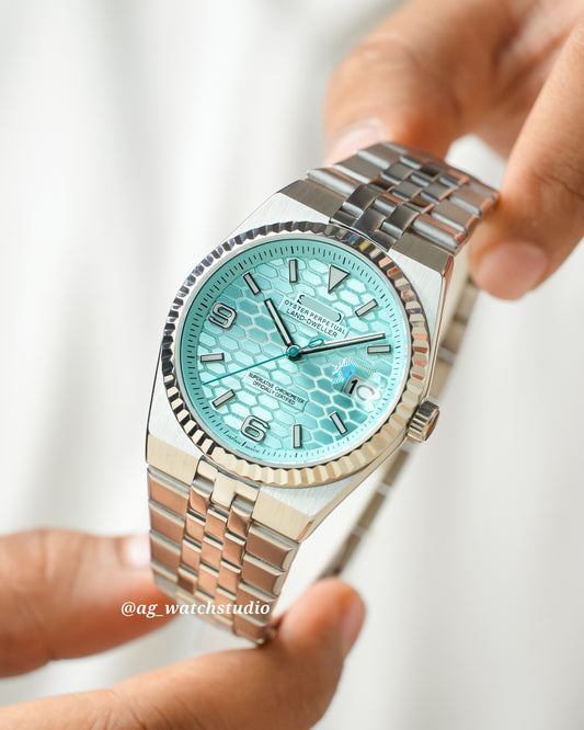 Seiko Mod Land Dweller (40mm) with NH35 Automatic Movement (Tiffany)