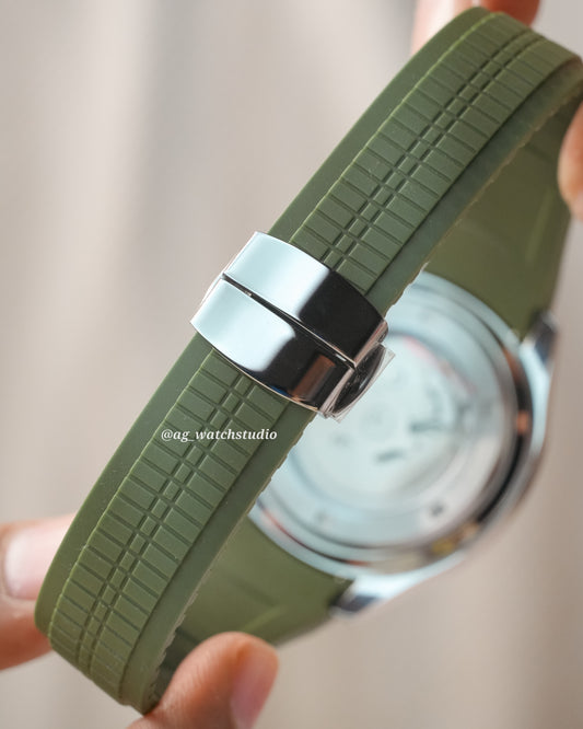 Seiko Mod Aquanaut with NH35 Movement (Olive Green)
