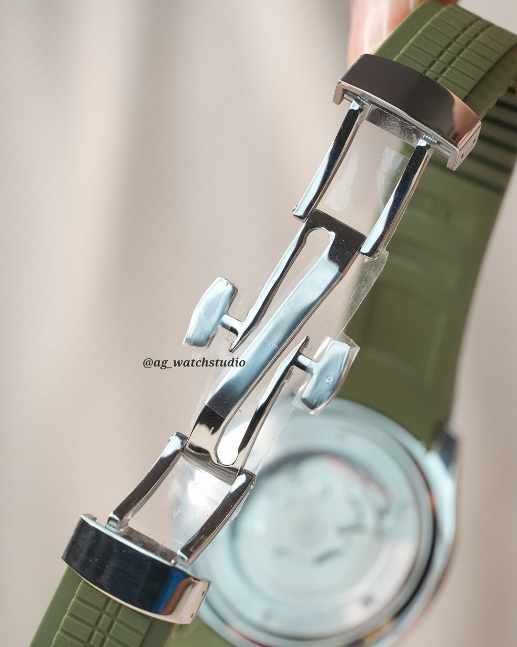 Seiko Mod Aquanaut with NH35 Movement (Olive Green)