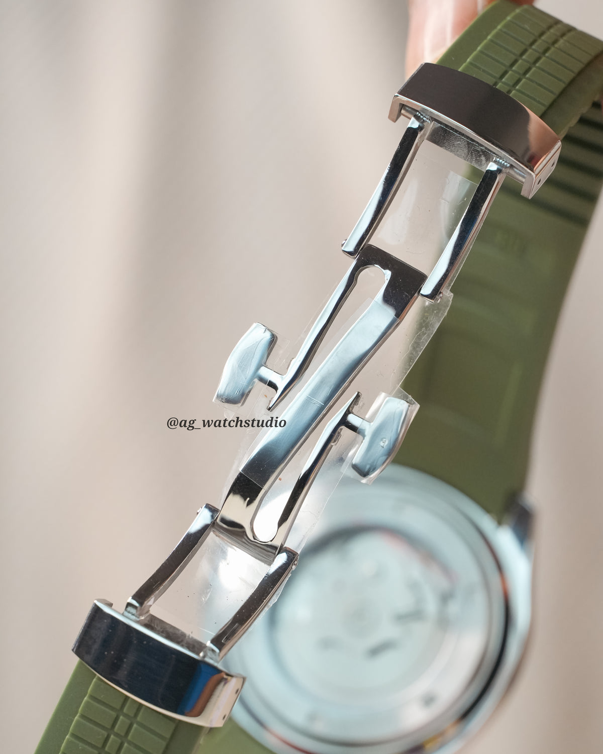 Seiko Mod Aquanaut with NH35 Movement (Olive Green)