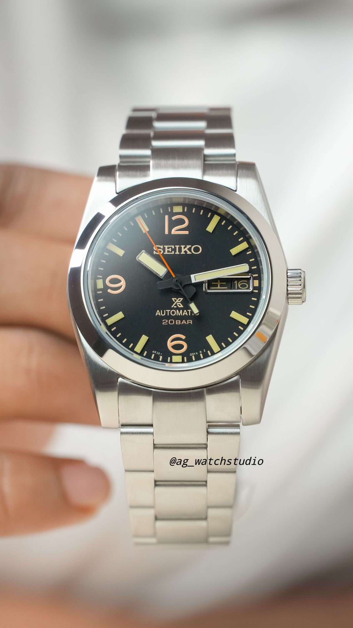 “Overlander” Custom build - Modded NH36 (Kanji Datewheel) Seiko Mod (White Date Window version)