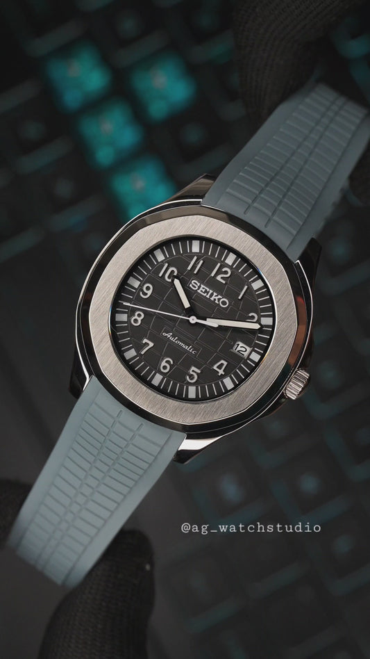 Seiko Mod Aquanaut with NH35 Movement (Pastel Grey)