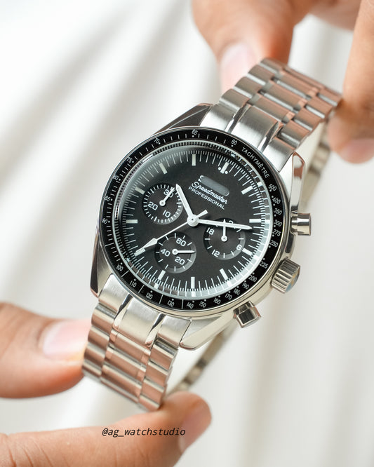 Speedmaster Seiko Mod ( VK63 Mechaquartz Chronograph Movement )